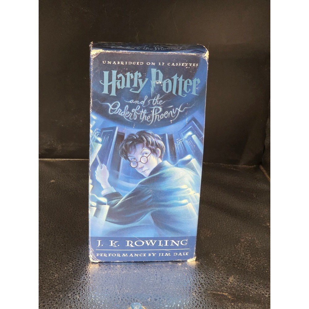 Harry Potter Order of the Phoenix Audio Cassette Tape Set 17 Tapes Jim Dale 2003